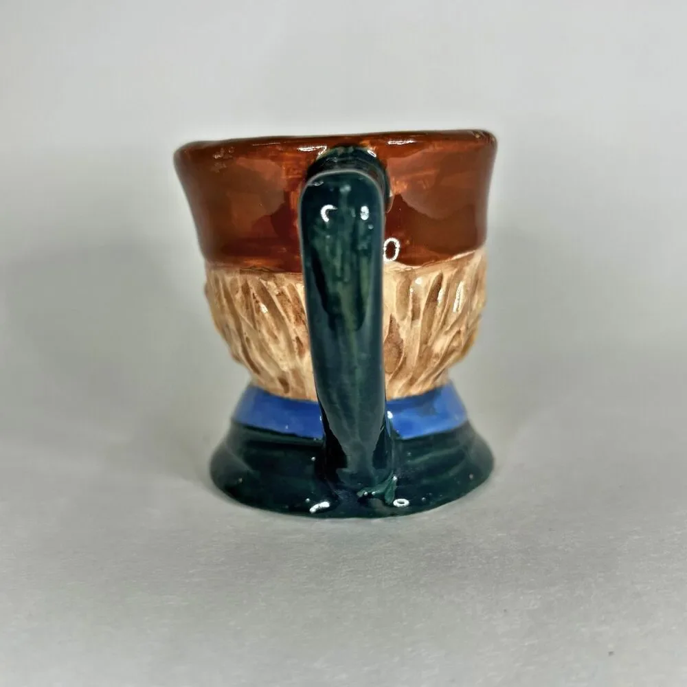 Vintage Character Face Toby Mug Made Japan Mini Creamer Estate Colonial Vintage